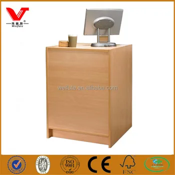 Small Wooden Front Desk Reception Counters Cheap Office Small