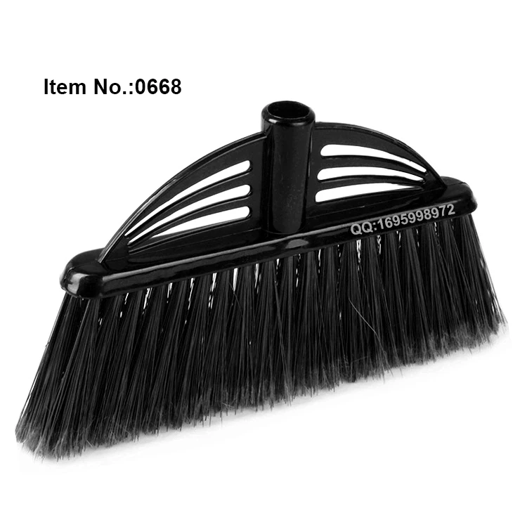 Hq0668 Short Broom Handle For Children Cleaning Plastic Low Price Black