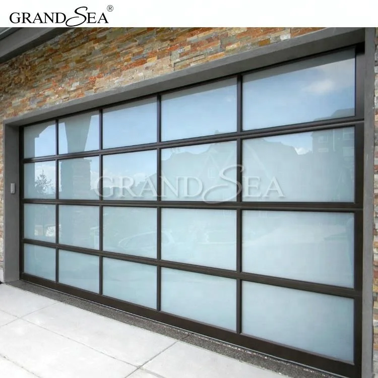 Aluminum Alloy Material Frosted Glass Modern New Black Sectional