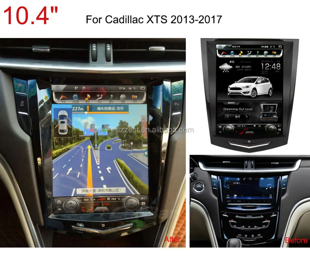 Zestech 10.4 Inch Android Vertical Screen For Cadillac Ats Srx Car Dvd