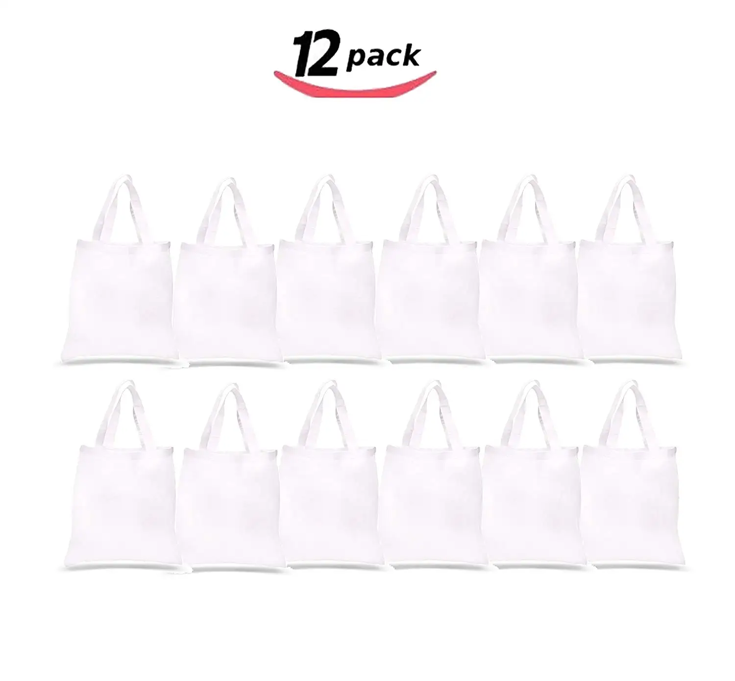 Plain White Tote Bags Bulk