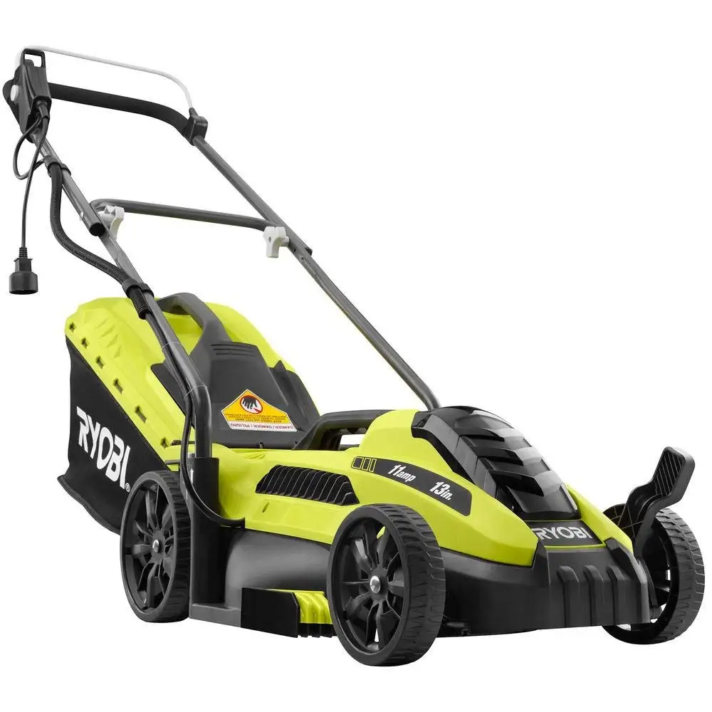 Cleaning Ryobi Electric Lawn Mower at Ryobi Lawn Mower