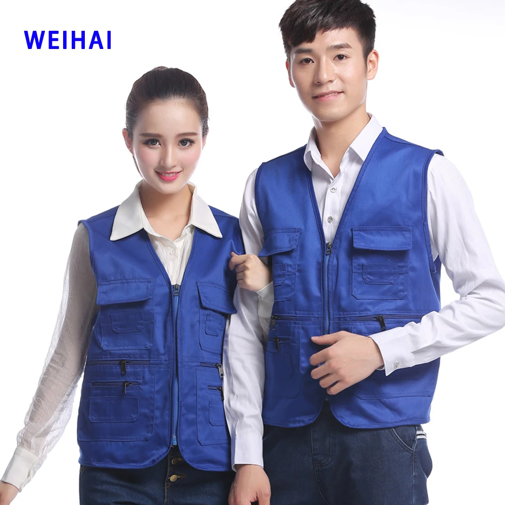 wholesale multi-pocket workwear breathable mesh men