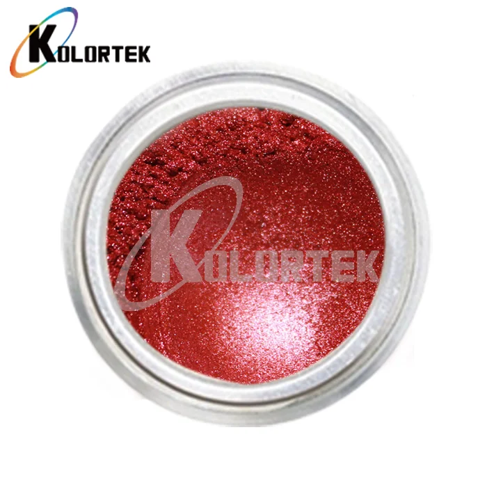 red lipstick mica powder raw pigments