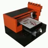 A3 Size Dark and light color printing at one pass custom 3d t-shirt garment printing machine