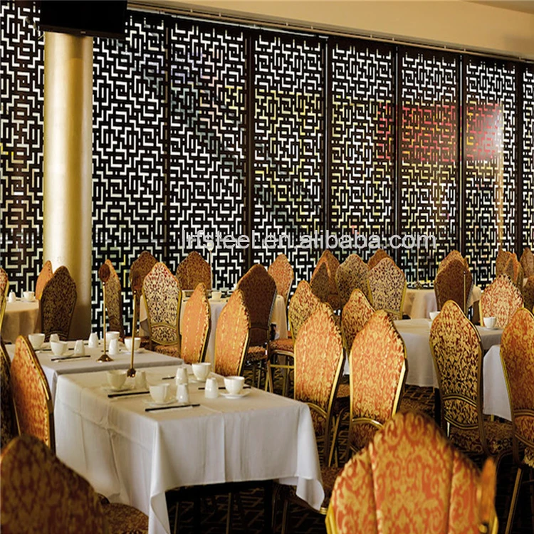 Customized Aluminium Stainless Steel Metal Partition Restaurant Room
