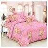 Polyester printed brush twill style bedsheet for bedroom