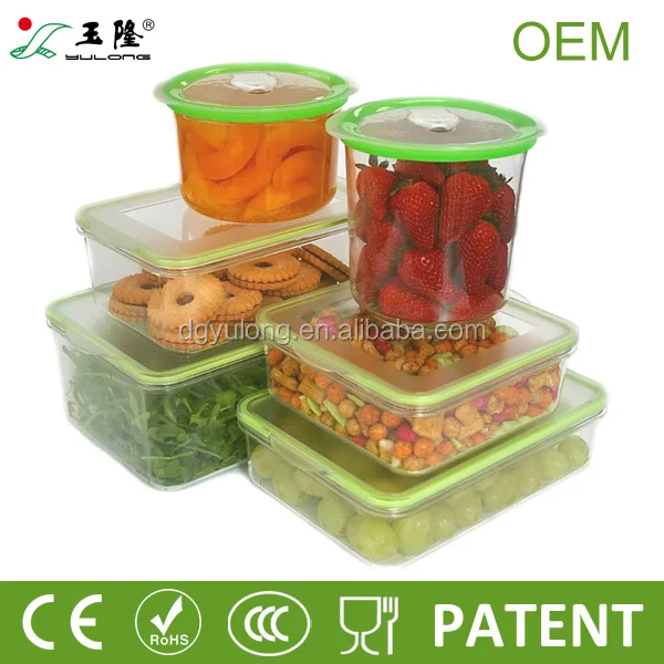Air tight food containers with pump,vacuum airtight food storage