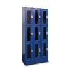 9 Tiers Combination Digital Locker Design Visible Employee Lockers