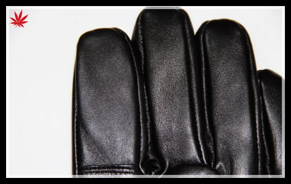 Mens leather gloves leather touch fashion touchscreen gloves
