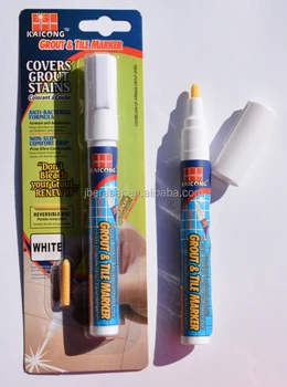 White Color Grout And Tile Use Permanent Paint Marker Pen ...