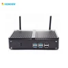 low power cost gaming i7 5550U barebone fanless mini computer pc i7 4k portable win10 with battery for tv streaming