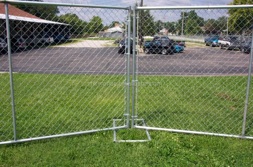 Wholesale Construction 2.1x2.4m Temporary Chain Link Fence For Usa ...