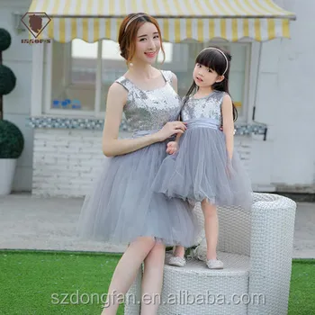 matching mother daughter party dresses