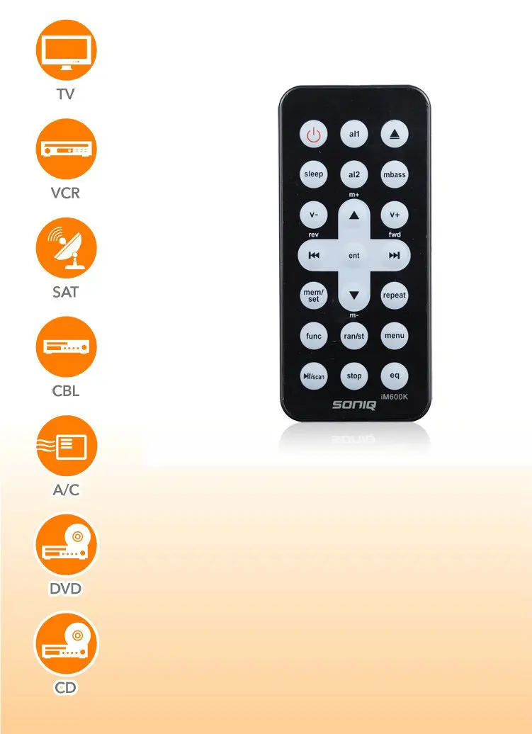 universal mp3 remote