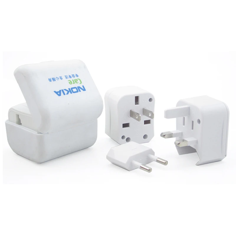 Colorful Universal Travel Adapter Set with Case for US, UK, EU, AU ...