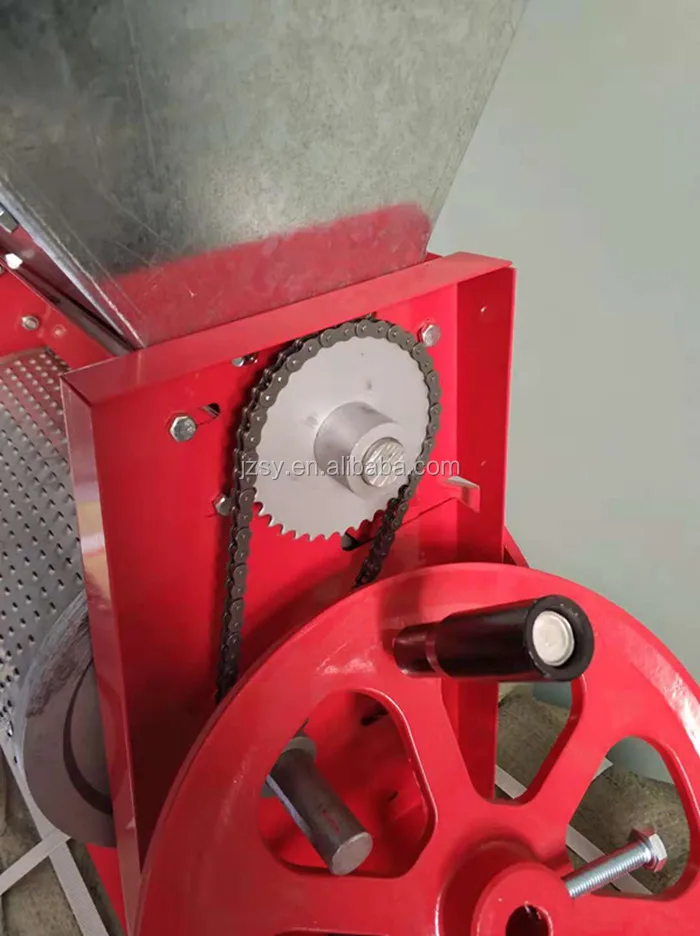 SY-160 commercial small Coffee bean skin removing machine/manual fresh coffee peeler machine in Africa