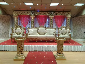 Wedding Stage Sofa Set Chairs For Bride Groom From Clic Wedding Stage Sofa Set Chairs For Bride Groom From Clic Silvocrafts Indian