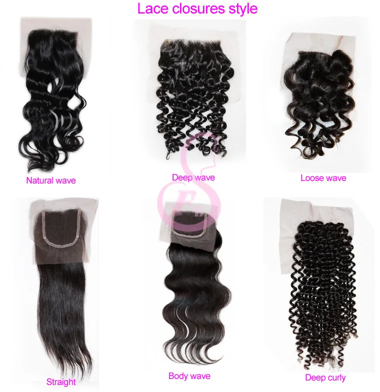 wave human brazilian hair silk base closure