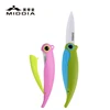 Portable Mini Parrot Bird Shape Ceramic Pocket Paring Knife