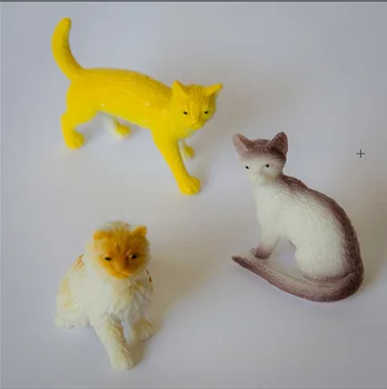 plastic cat statue