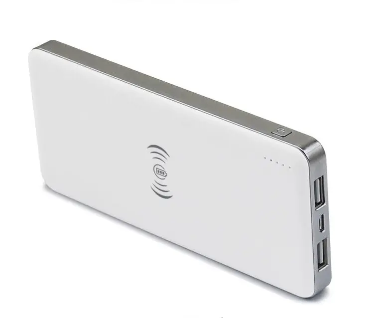 Portable Qi Wireless Power Bank For Smartphone Charger Pad External Battery Charger Power Bank For Cell Phone