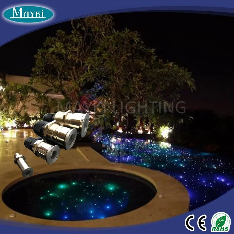 Swimming Pool Fibre Optic Sky Star Using With End Fitting Fiber And Big