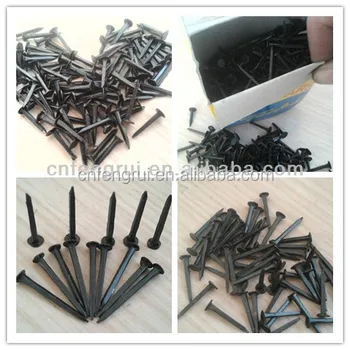 what are metal nails made of