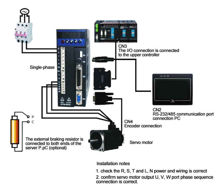 AC servo motor 220v