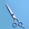 Factory outlet 7 inch hair cutting scissors flat blade hair clippers single piece