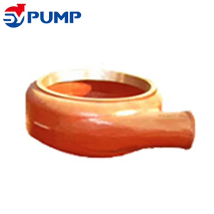 
Mine dewatering slurry acid pump parts volute liner of A49 material 