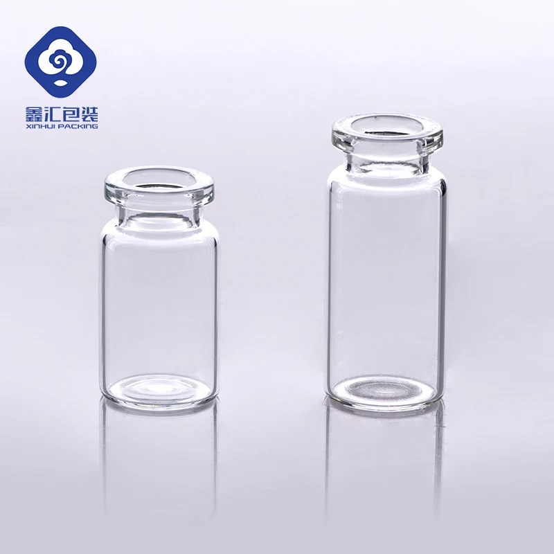 
Pharmaceutical glass injection glass vial 10 ml tubular neutral 