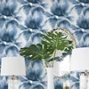 Blue,Green Palm Leaves Tropical Wallpaper Roll Natural Plant Jungle Wall Paper Bedroom Living Room Background