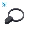 Factory direct sale, with black plastic holder key ring, PVC clip button key ring