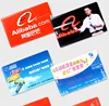 Customized logo promotional advertising credit bank card shape flash drive memory stick plastic business usb flash drive card