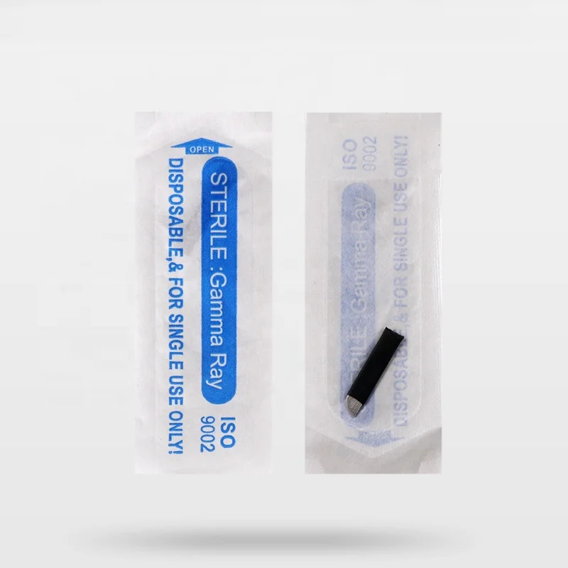 Sterile Gamma Ray Black Disposable Needles Permanent Make