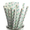 disposable paper straws biodegradable party drinking straws