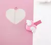 Book Paper Folder Plastic Heart Shape Wedding Accessories Folder