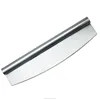 Sharp Rocker Blade Premium Stainless Steel Rocking Pizza Knife Pizza Cutter