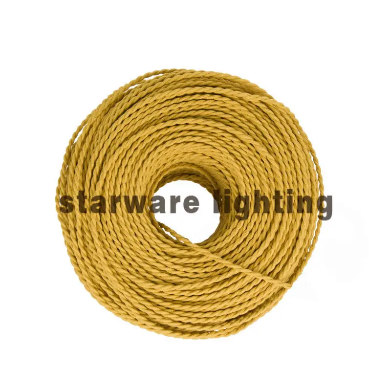 2/3 Core Conductortextile Twisted Cloth Covered Electrical Wire