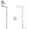 professional Galvanized steel 4 square light pole cap Q235 A595 factory direct sale