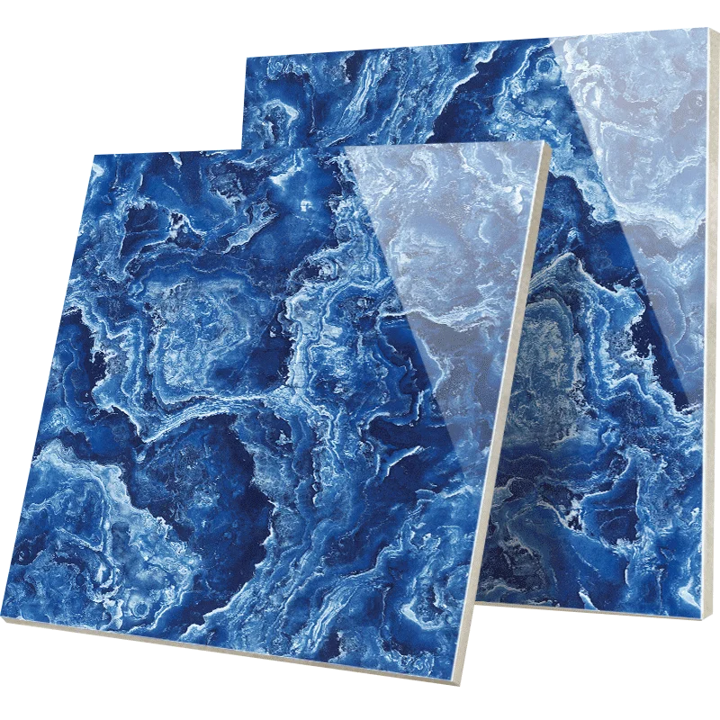 Océano Azul Piso De Mármol Azulejo 800x800mm - Buy Azul Mármol Azulejo