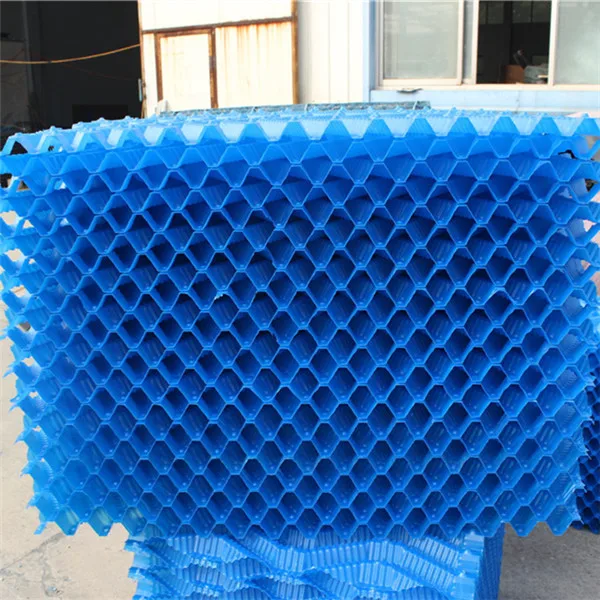 Micro Pvc Block 500mmm Hexagonal Honeycomb Block Type PP PVC Cooling Tower Fill