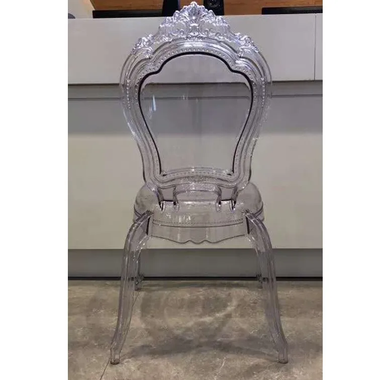 Modern Acrylic Crystal Transparent Throne Plastic Chairs Dining Chair Buy Throne Plastic