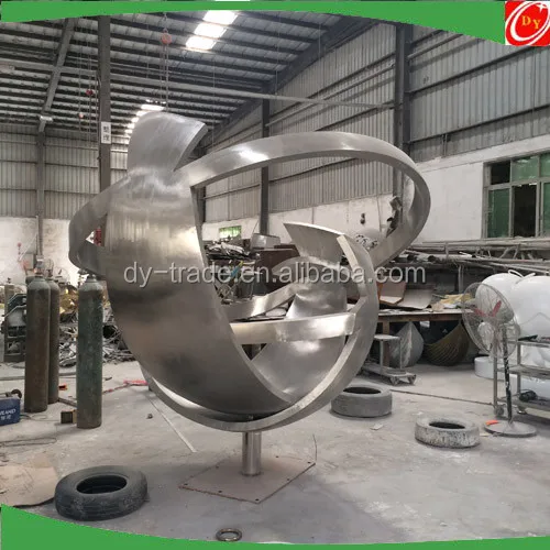 Large abstract stainless steel sculpture for garden ,park ,hotel decoration