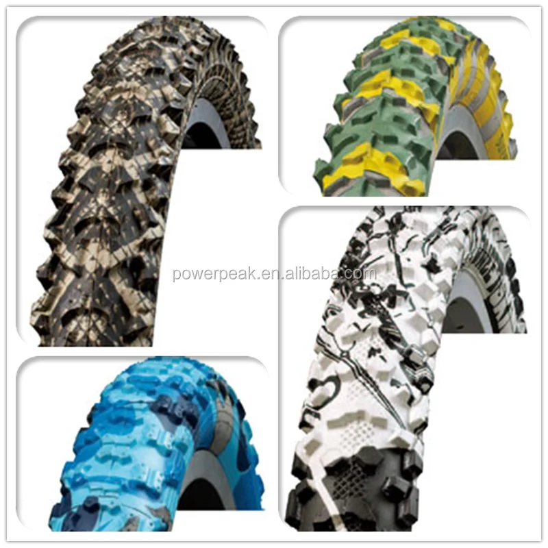 Camouflage Bicycle Tires Fat Tire Electric Bike 26 24 - Buy Color