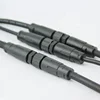 M12 connector of molded cable M12 8PIN female connector M12 straight d coding waterproof plug
