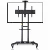 Mobile TV Stand Cart Vertical Sliding Bracket for 55-80 Inch Screen Size