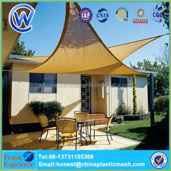 Waterproof Anti Uv Triangle Polyester Shade Sail With Waterproof Anti Uv Triangle Polyester Shade Sail With Outdoor Cloth