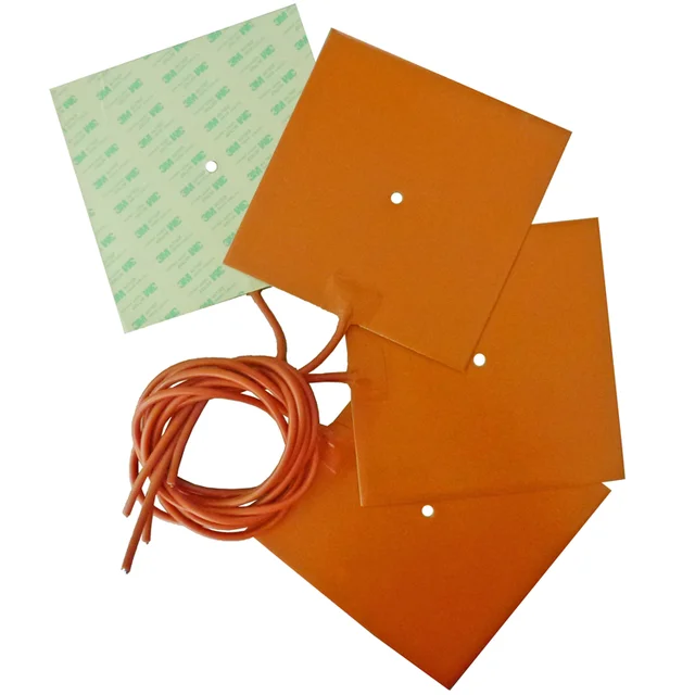 Vários 110V Flexível Prova D /'água Aquecedor De Silicone Pad Para Impressora 3D